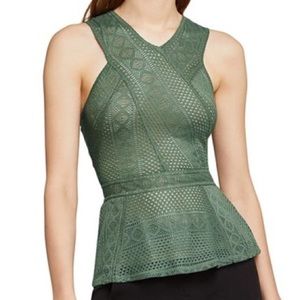 BCBG Peplum Top